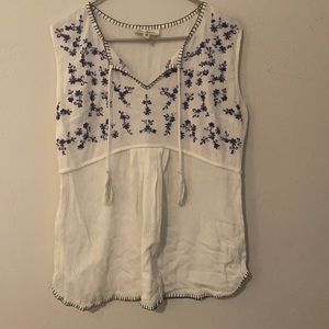 Jessica Simpson Maternity embroidered top